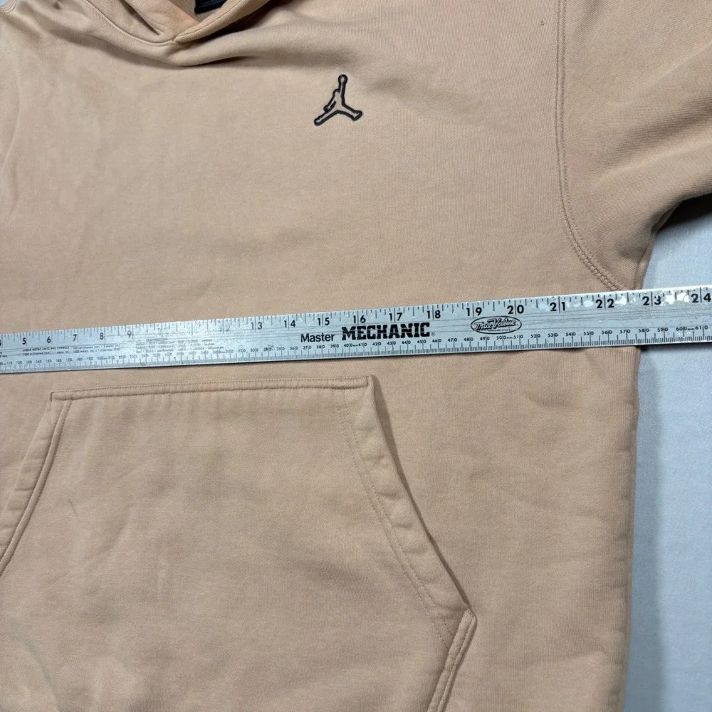 Jordan Hoodie Mens Large Tan Jumpman Signature Pullover Sweatshirt